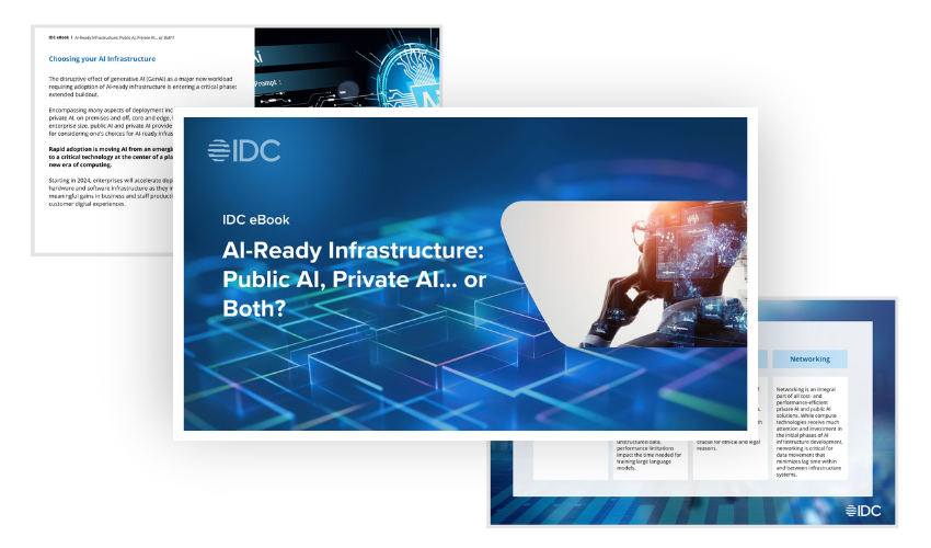 Title page: AI-Ready Infrastructure: Public AI, Private AI... or Both?